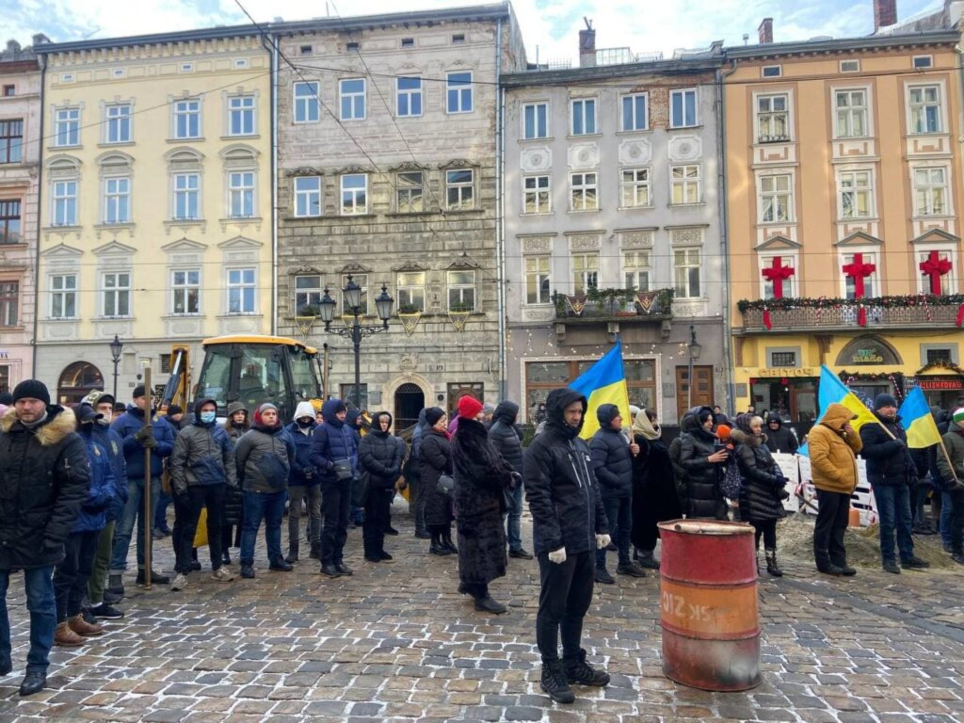У Львові пікетували Садового, фото Нацкорпусу