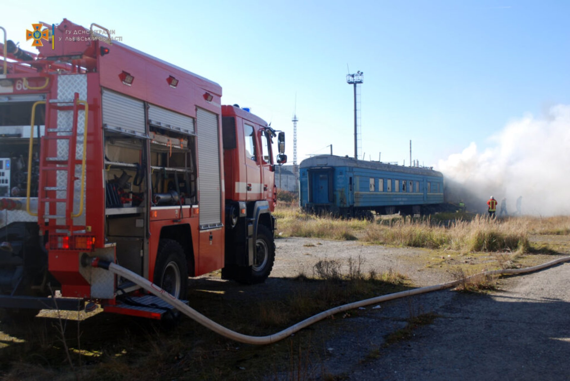 У Львові горів залізничний вагон