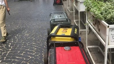 Центр Львова погруз у генераторах (ФОТО)
