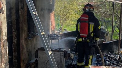 У Львові горіла будівля (ФОТО)