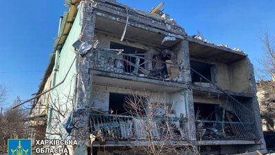 У Куп'янську на Харківщині росіяни зруйнували двохповерхівку та 5 приватних будинків