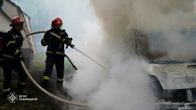 У Львові горів автомобіль