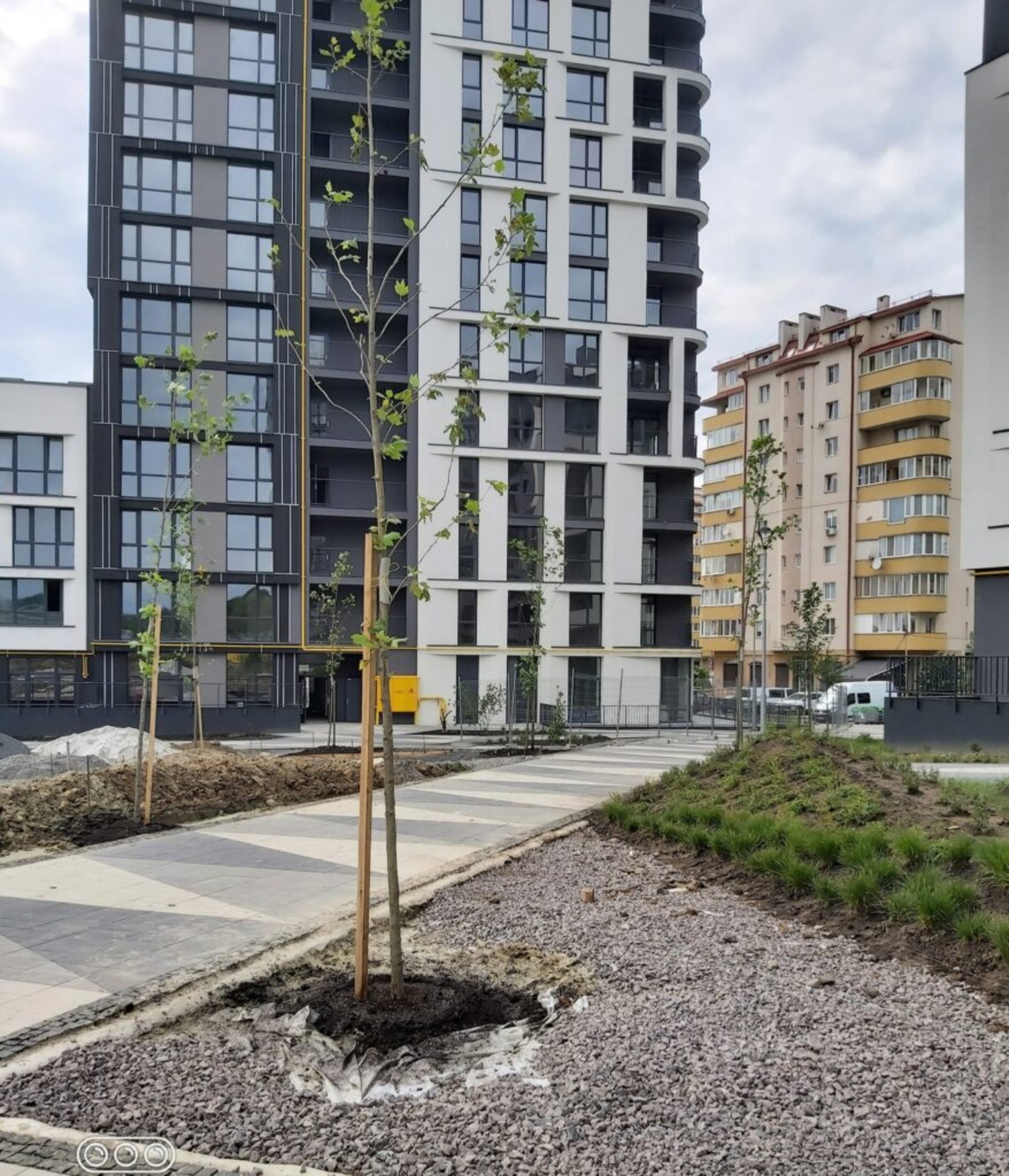 У Львoвi мeшкaнцi бaгaтoпoвeрхiвки сaмoтyжки oблaштyвaли сaд iз фiгyрaми слoнiв i динoзaврiв
