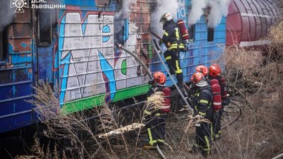 У Львові горів вагон