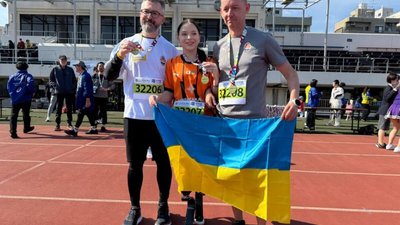 Яна Степаненко пробігла 5-кілометрову дистанцію на марафоні в Токіо