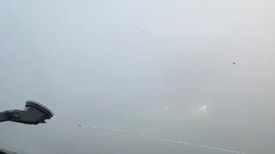 Траса Київ - Чоп вкрилась туманом (ВІДЕО)