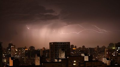 Чарівне небо над Києвом