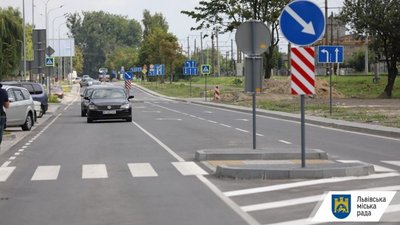 У Львові частину вулиці Курмановича відкрито для руху транспорту