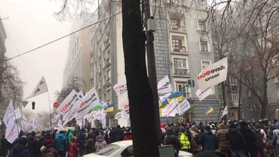 У Києві знову пікетують підприємці (ВІДЕО)
