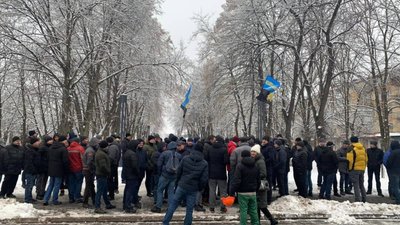 На Львівщині продовжують страйкувати шахтарі (ФОТО)