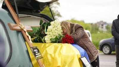 Дрогобицька громада провела в останню путь полеглого захисника