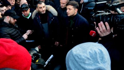 Як у Львові пікетували цирк Зеленського (ФОТОРЕПОРТАЖ)