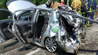 На Рівненщині студенти-іноземці потрапили в ДТП (ФОТО, ВІДЕО)
