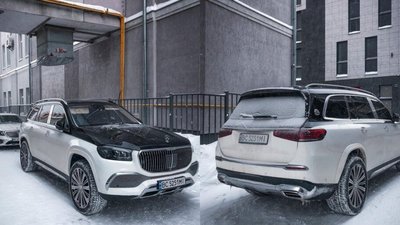 В Україні помітили розкішний позашляховик Maybach (ФОТО)