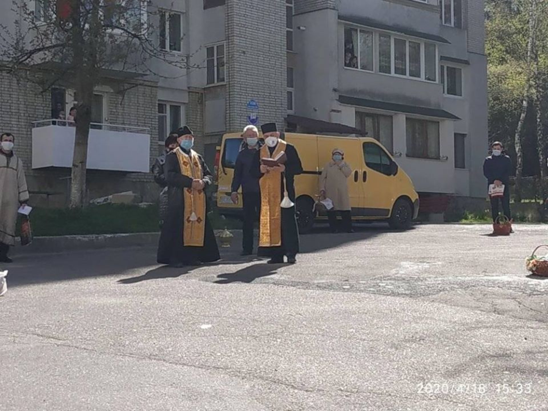 Як у Трускавці освячують паски . Світлина: Dmytrij Vasyljovych.
