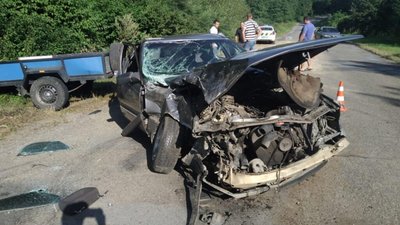 У Львівській області під час аварії травмувалося двоє дітей (ФОТО)