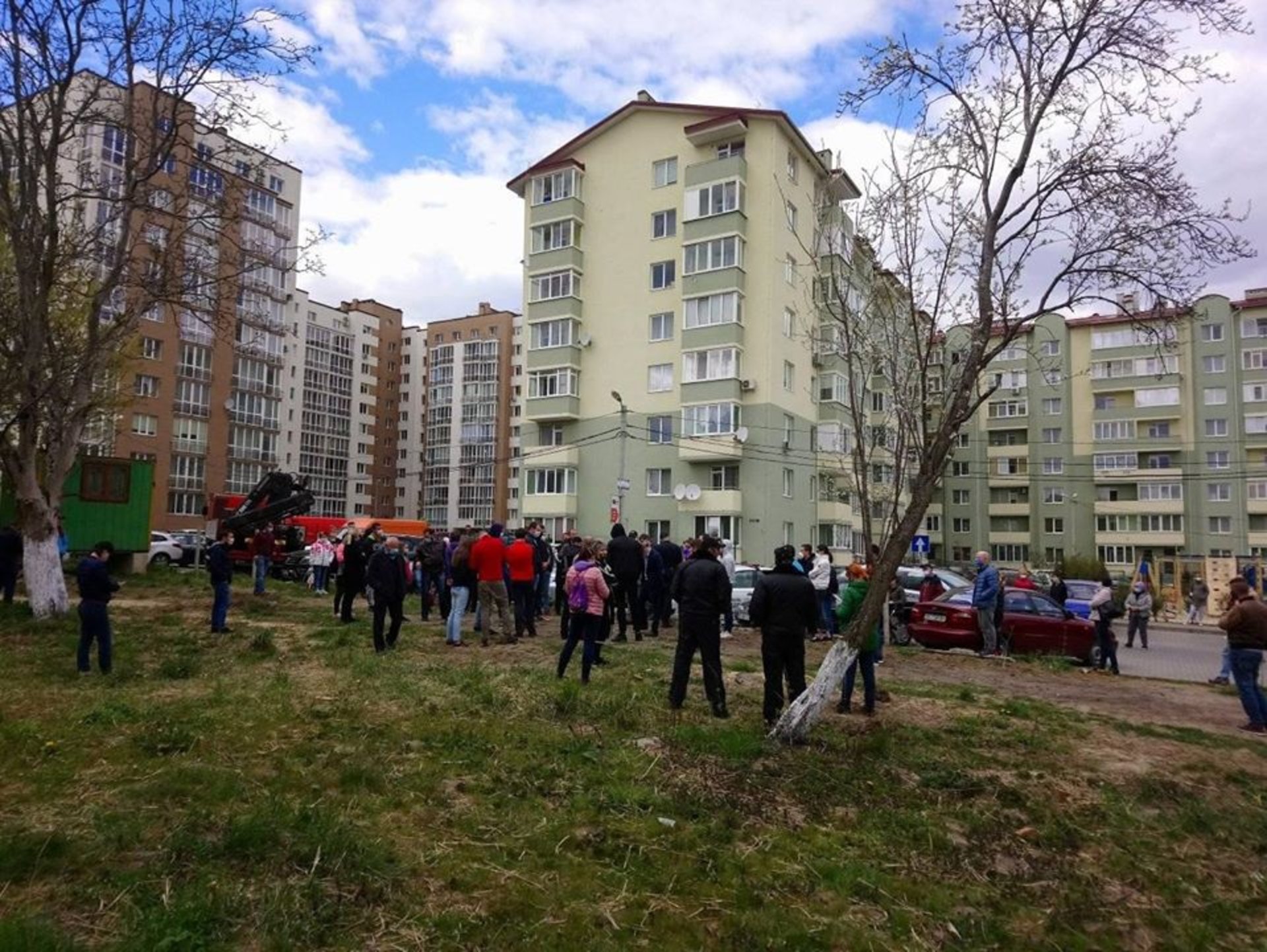 У Львові об’єднались проти забудовника на Малоголосківській. Фото: Вулиця Малоголосківська