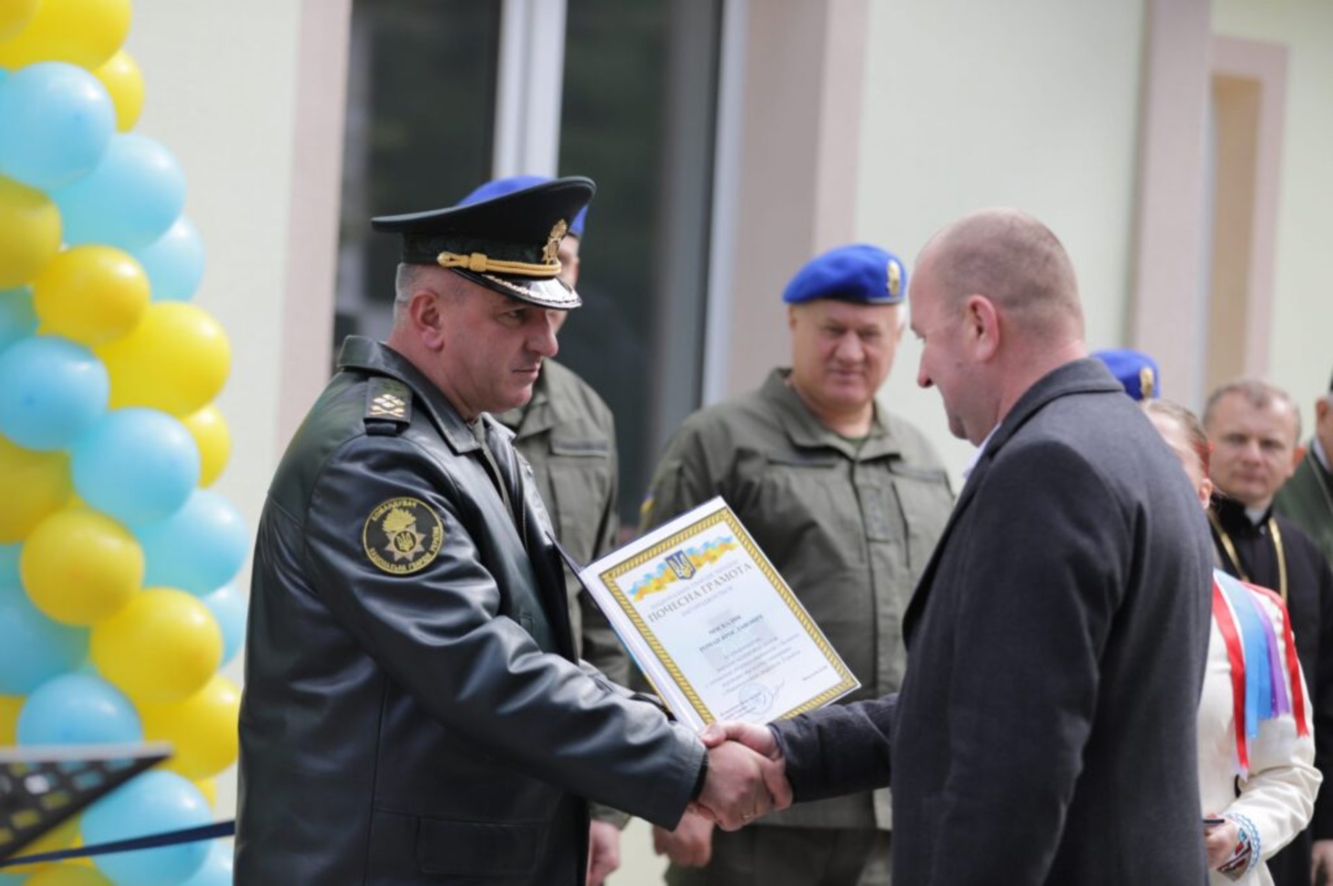 У Дрогобичі відкрили оновлену будівлю підрозділу Нацгвардії