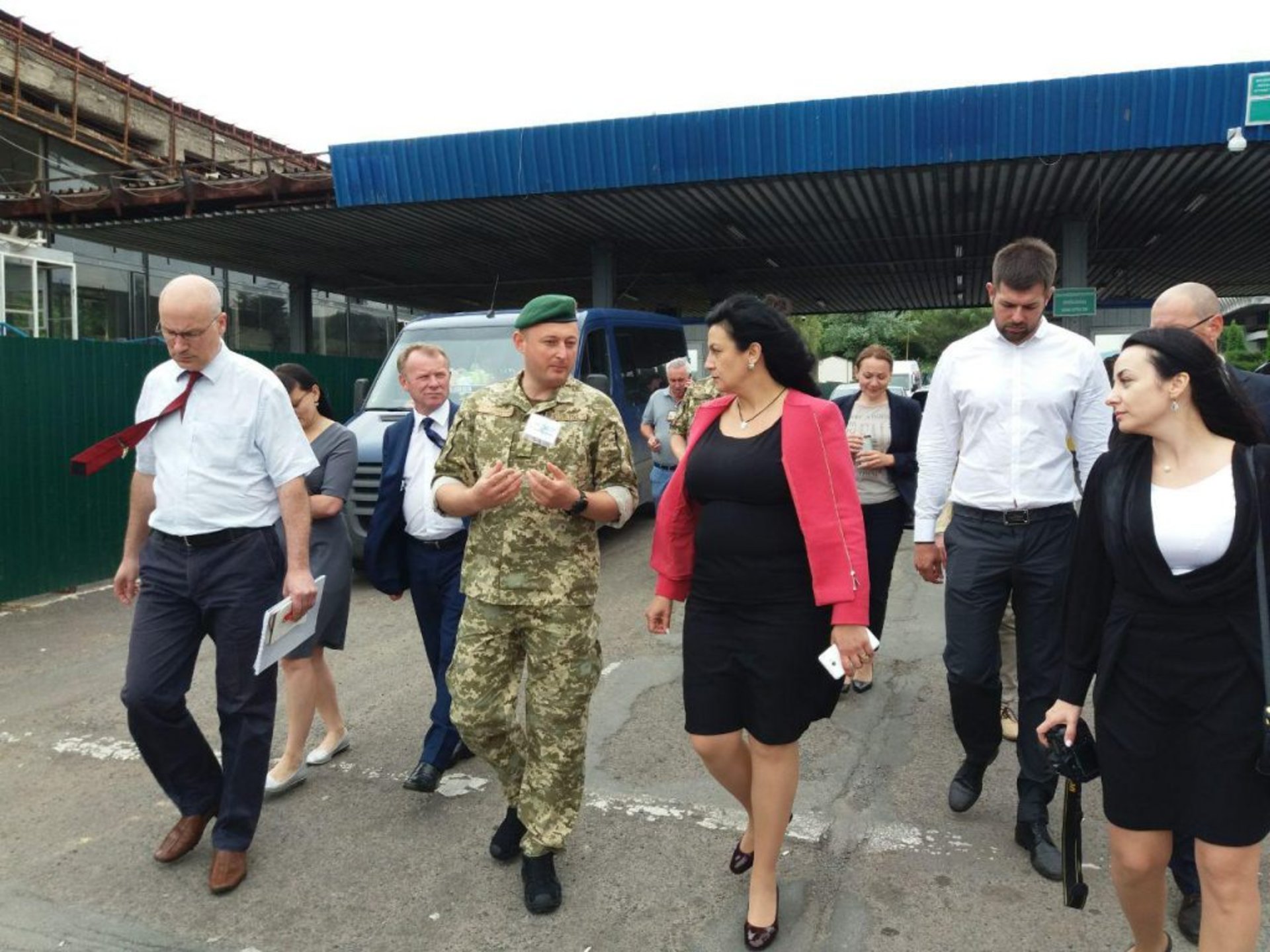Климпуш-Цинцадзе відвідала пункт пропуску «Ужгород»