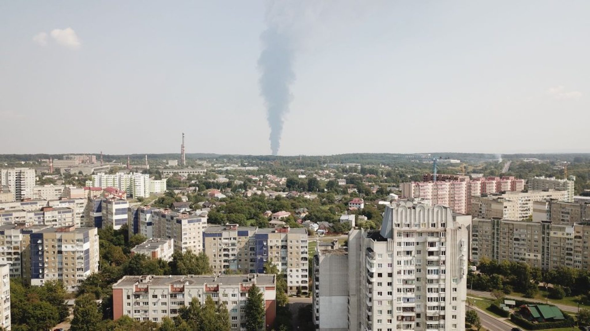 Масштабна пожежа біля Львова 30.08.2019, фото: Тарас Халус