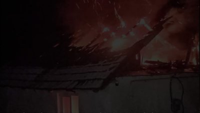 На Львівщині горів житловий будинок