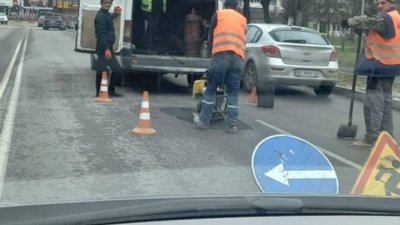 У місті на Львівщині неякісно відремонтували дорогу (ФОТО)