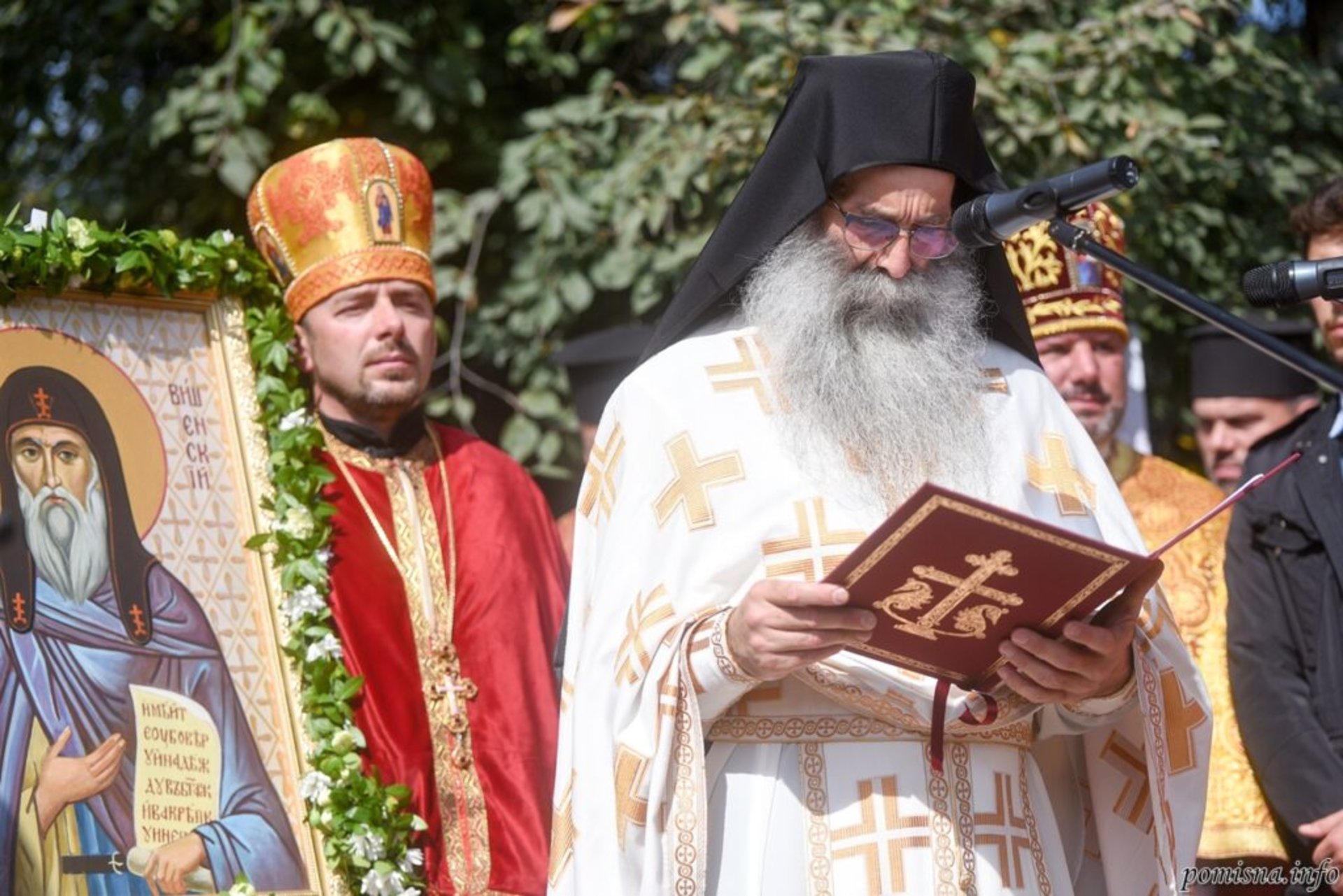 Епіфаній на Львівщині звершив освячення відновленого пам’ятника преподобному Іоану Вишенському., фото ПЦУ