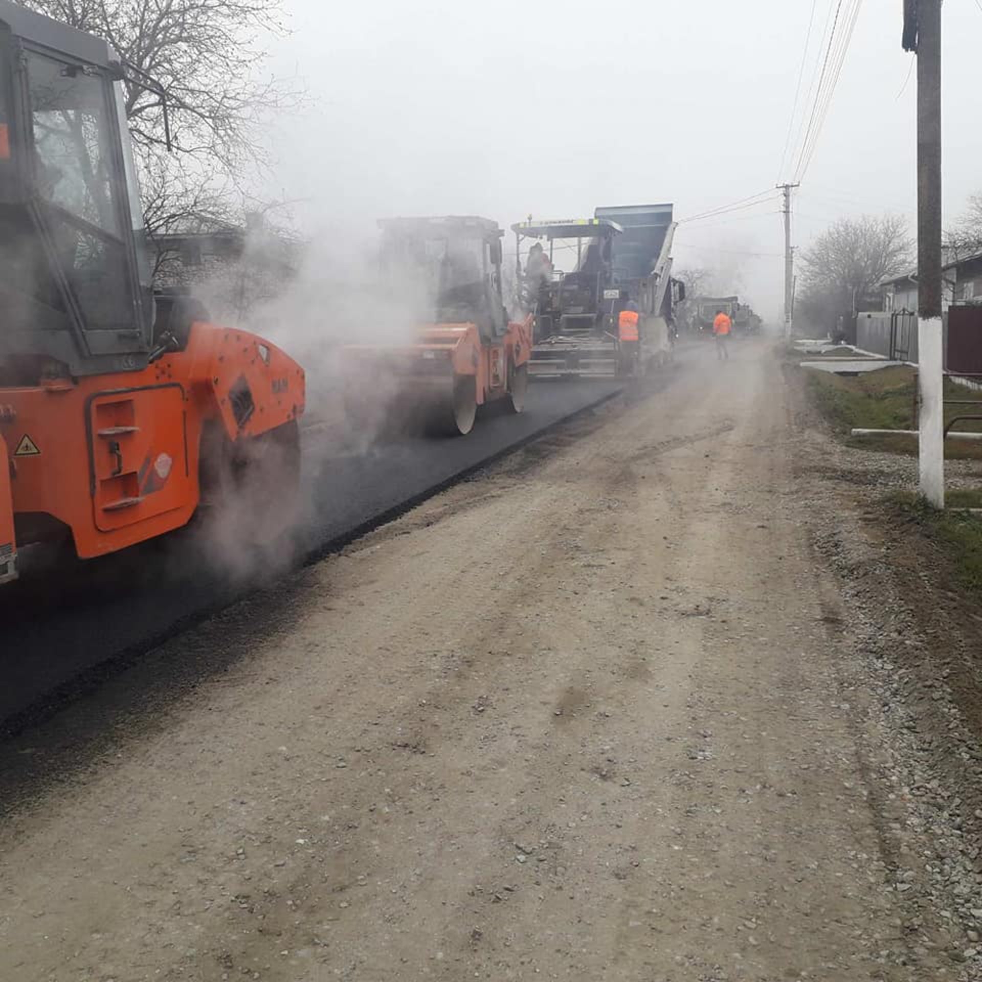 На Львівщині ремонтують дорогу з Артасова до повороту на Нагірці, фото Микола Одиноцький