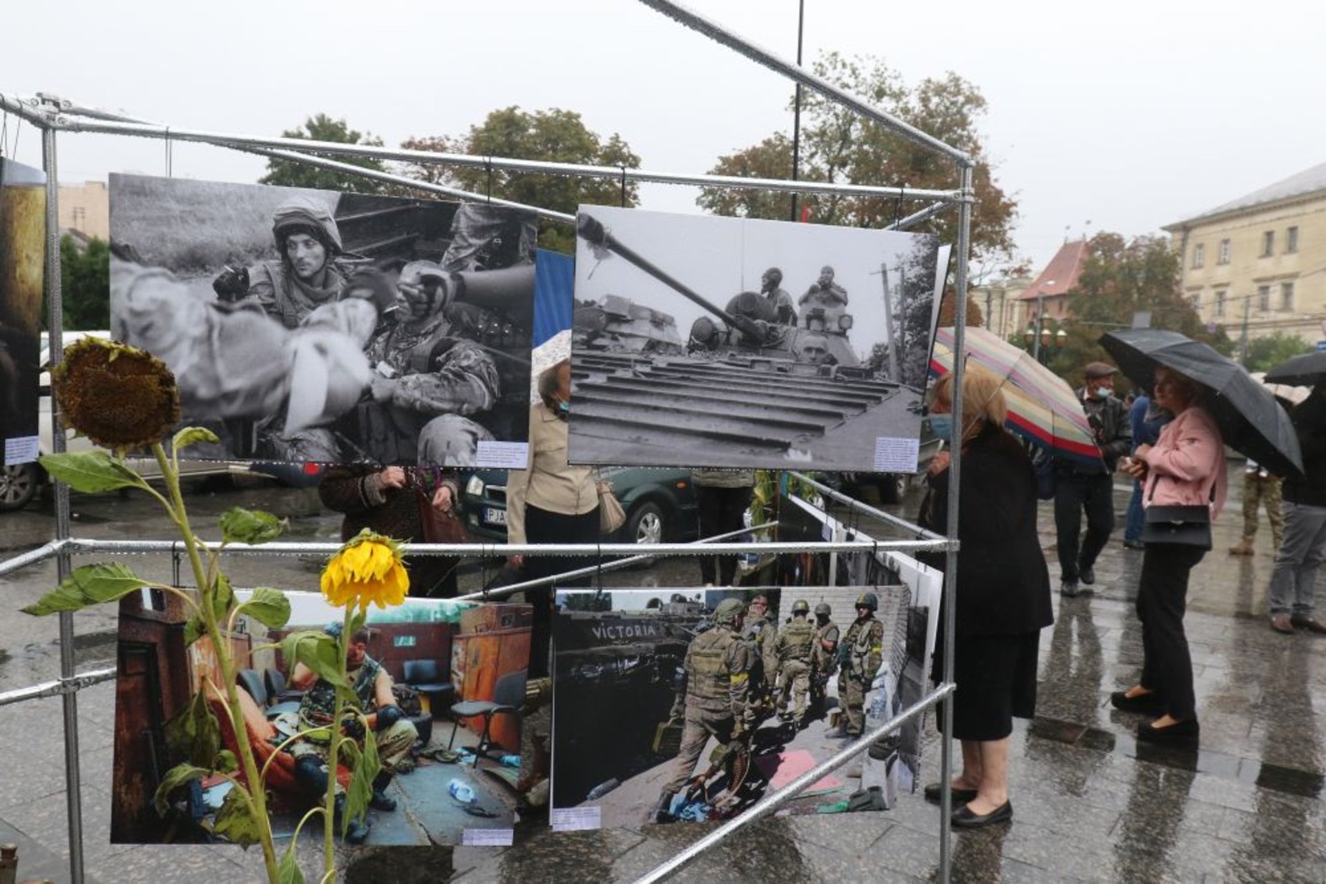 У Львові відкрили фотовиставку в пам'ять про події поблизу Іловайська 2014 року, фото ЛМР