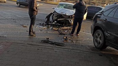 У Львові сталася автотроща поблизу центрального автовокзалу (ФОТО)