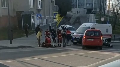 У Львові збили мотоцикліста (ВІДЕО)