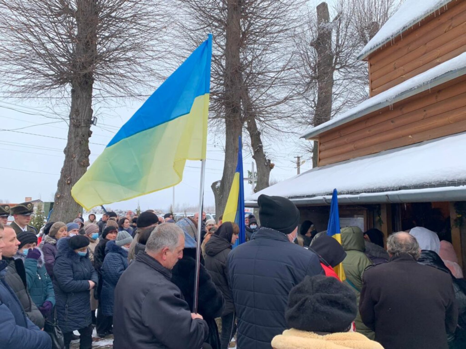 Львівщина провела в останню путь Героя України Руслана Нирова, фото Пустомитівська міська рада