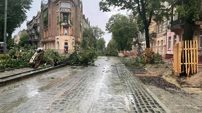 У Львові тривають роботи із ліквідації наслідків негоди (ВІДЕО)