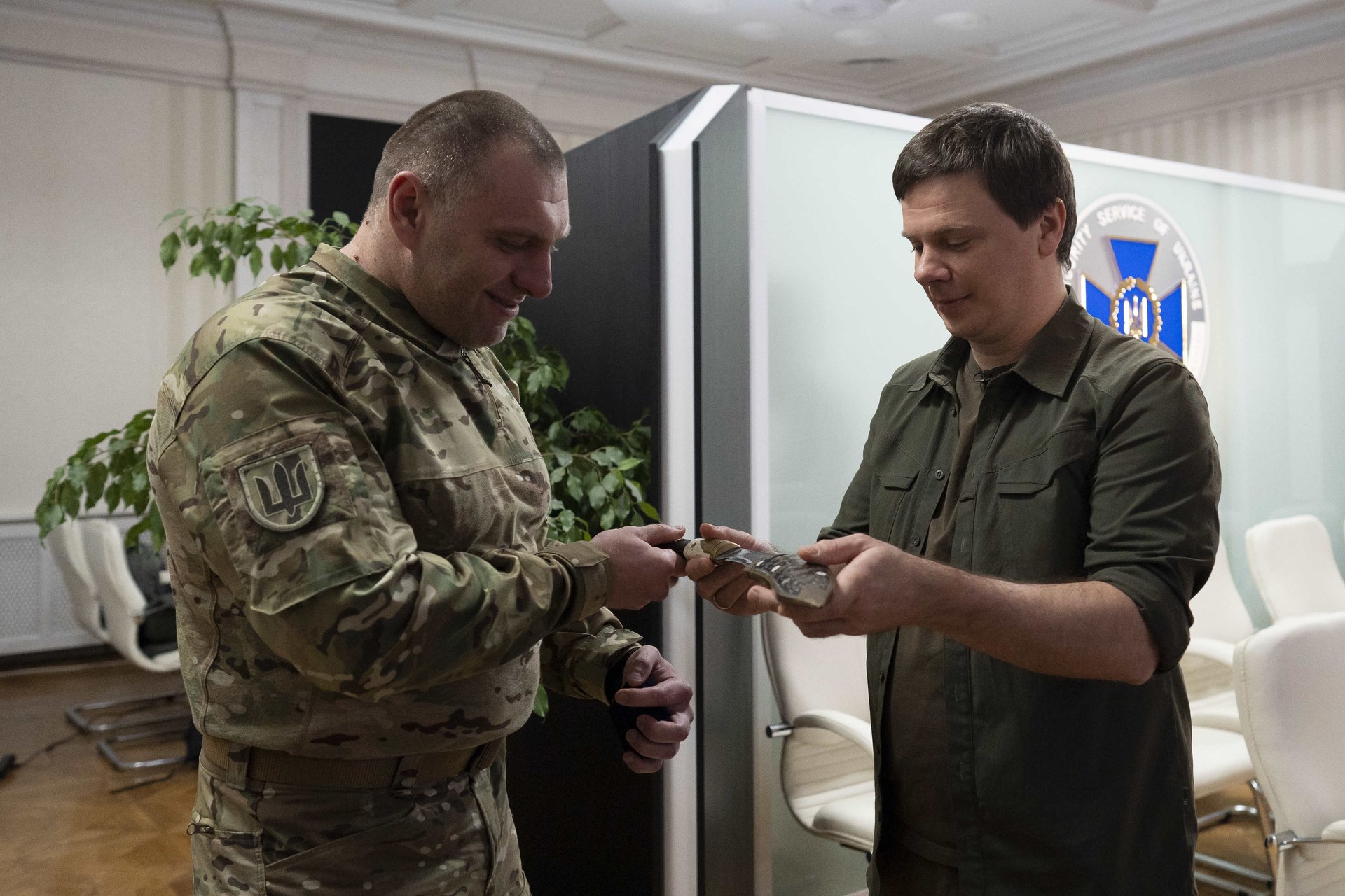 Голова СБУ Василь Малюк розповів Дмитру Комарову про захист Києва на початку великої війни