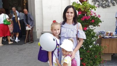 Фото дня: на Тернопільщині освячували шкільні портфелі