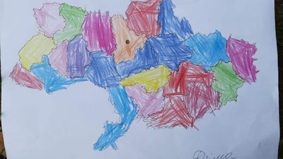 На Львівщині у дитячому садку намалювали карту України без Криму (ФОТО)