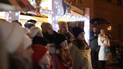 У Львові встановили різдвяну шопку (ФОТО)