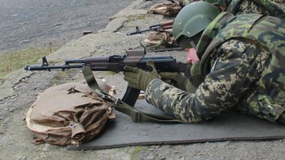 У Великих Мостах строковики осіннього призову пройшли «бойове хрещення»  (ФОТО)