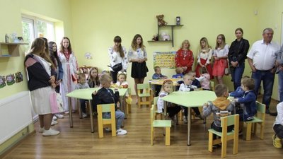 У Дрогобицькій громаді відкрили оновлений дитячий садочок