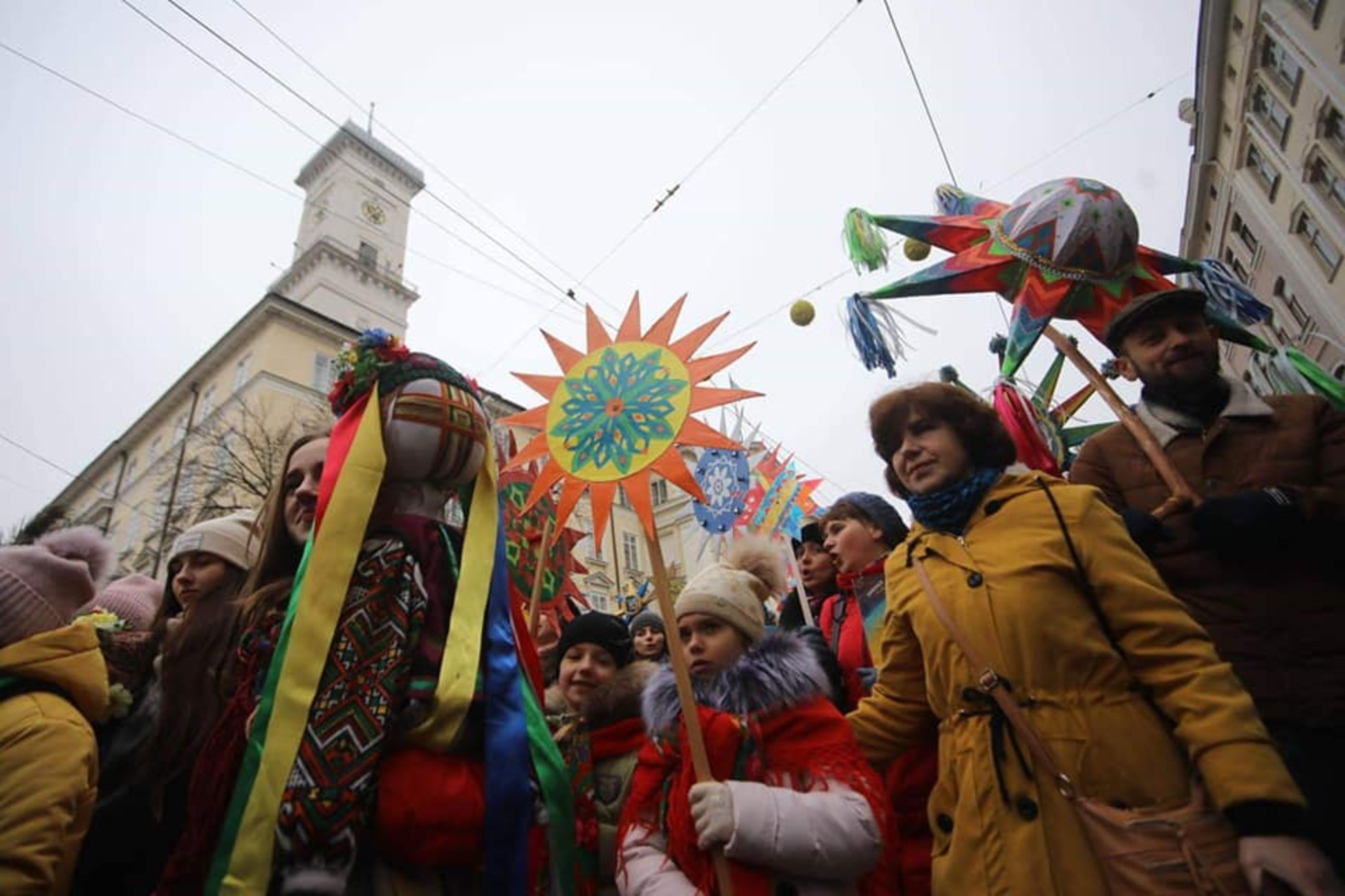 Вулицями Львова пройшла хода звіздарів. Фото Христина Процак