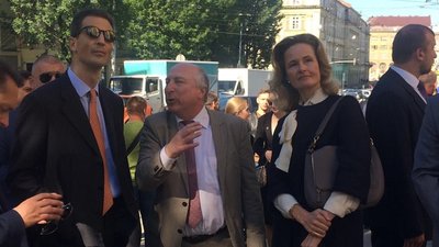 Вулицями Львова прогулялися принц Ліхтенштейну Алоїз та принцеса Софі