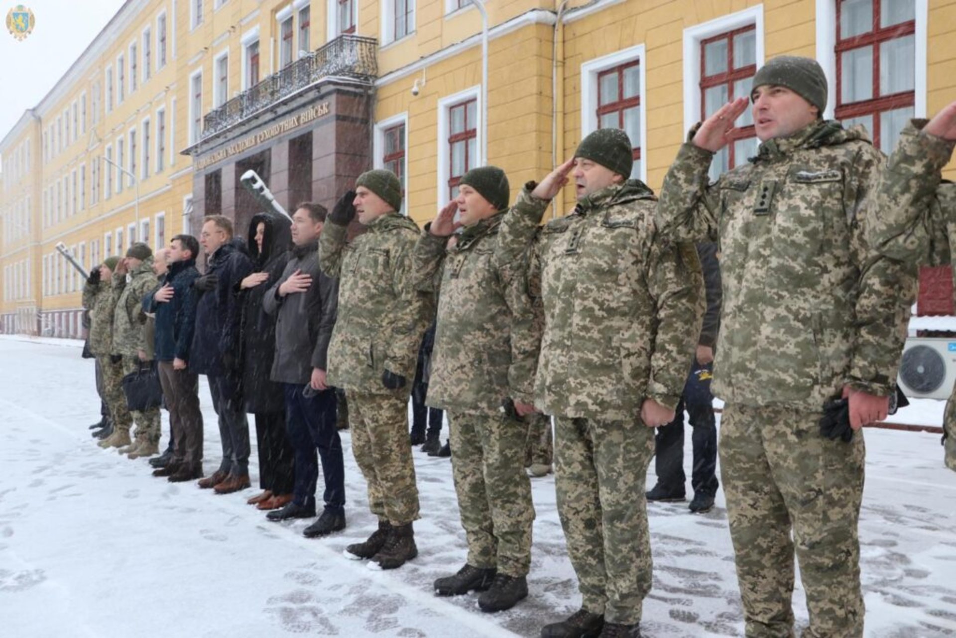 Міністр оборони України привітав з професійним святом особовий склад Національної академії Сухопутних військ у Львові, фото ЛОДА