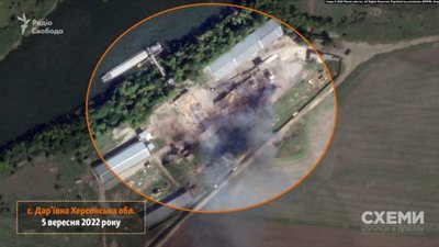 ЗМІ показали супутникові знімки знищеного понтонного моста через Інгулець