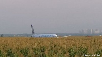 Літак на Сімферополь здійснив жорстку посадку в полі Підмосков'я