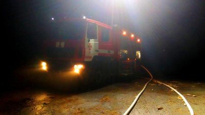 У Мостиському районі на території школи згорів один з навчальних корпусів