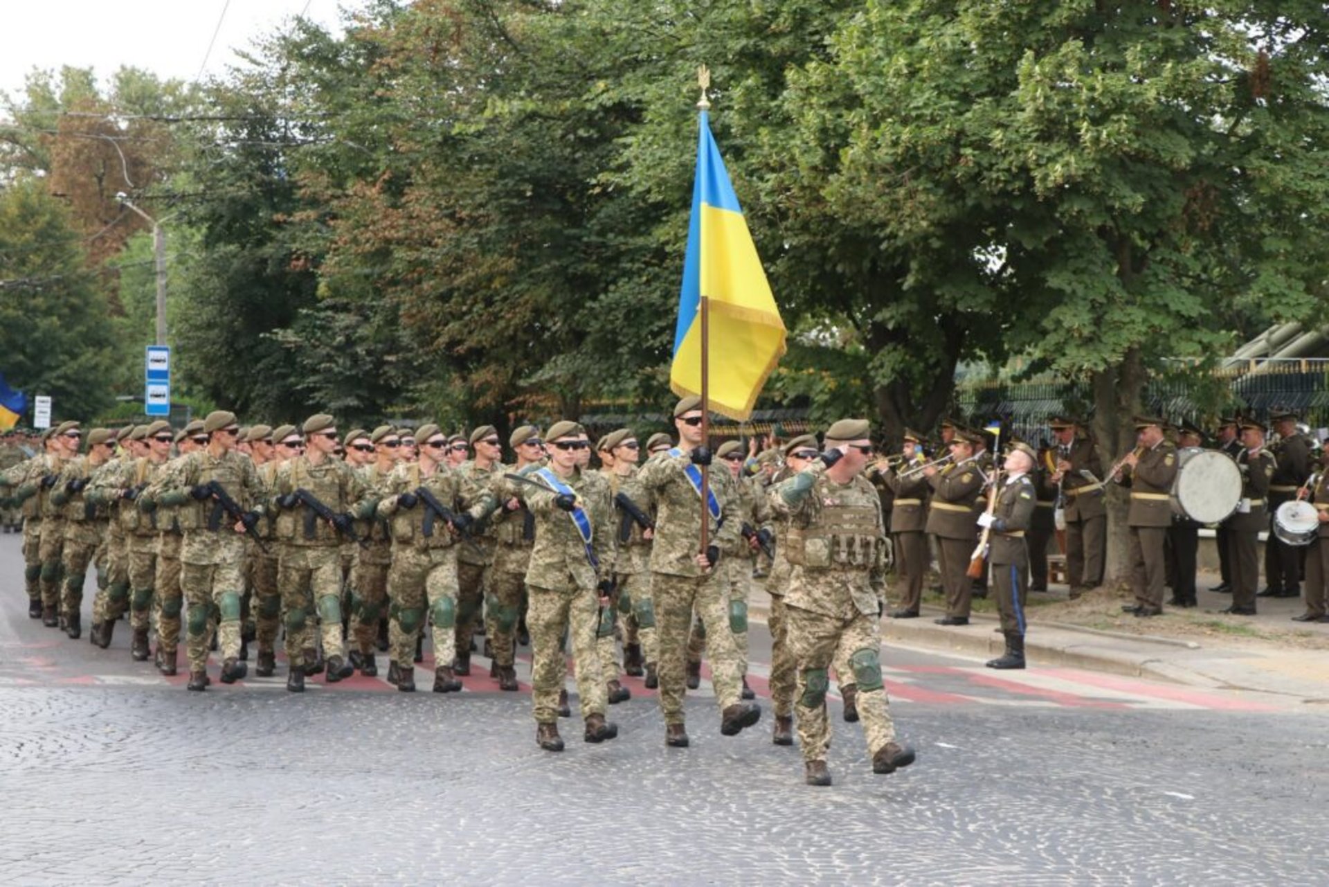 У Львові провели генеральну репетицію урочистого проходження Захисників, фото Павла Ткачука