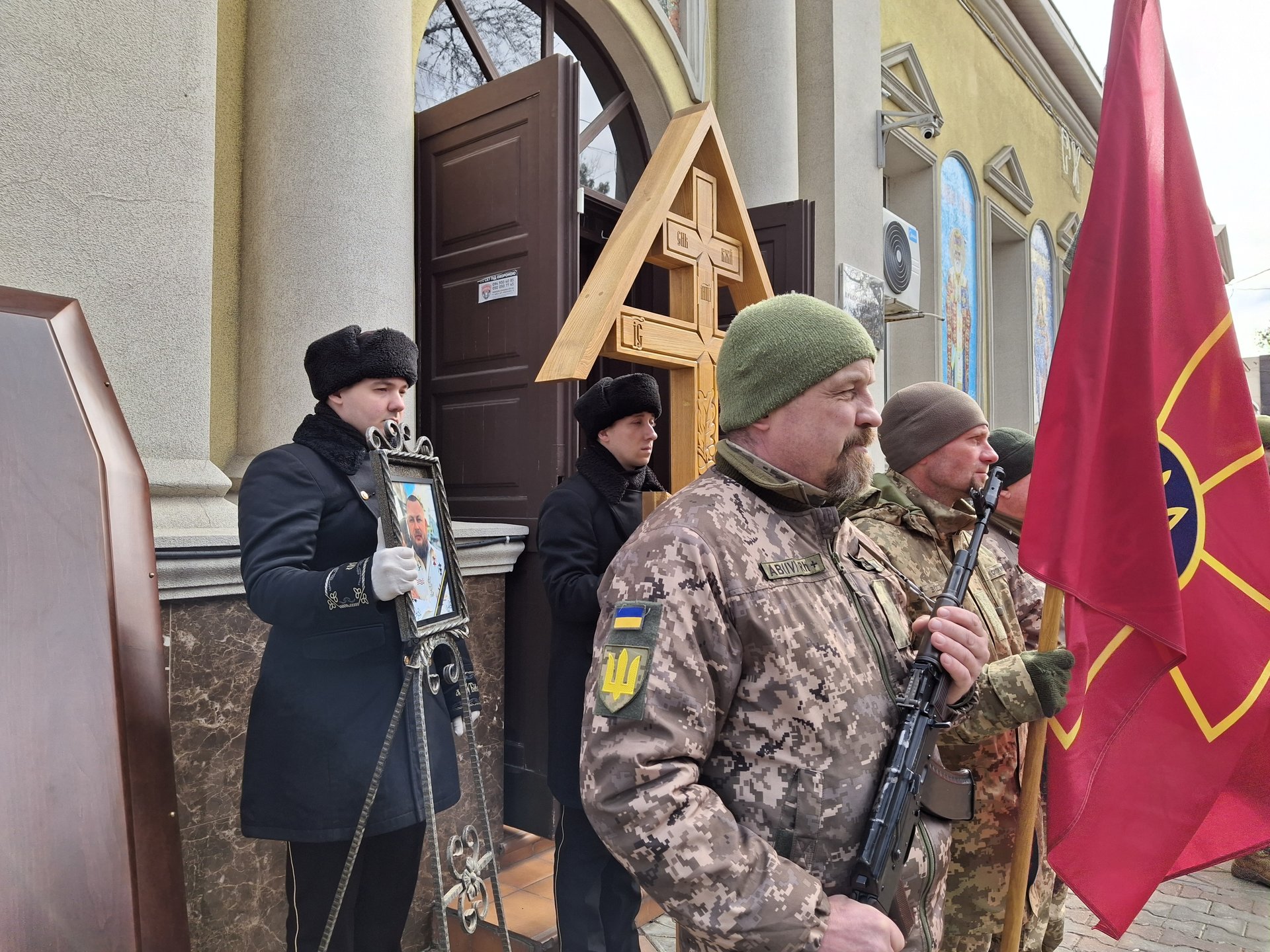 Прощання з Демʼяном Ганулом. Фото Четверта студія