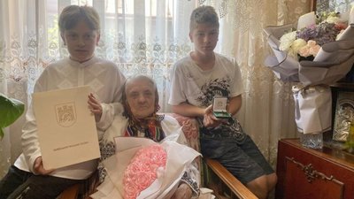 Львів’янка-довгожителька Ганна Левкун відсвяткувала свій столітній ювілей