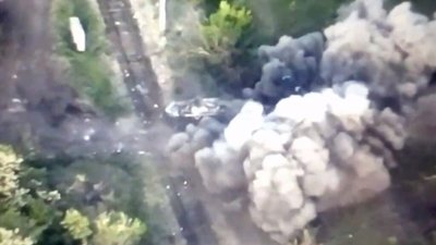 Львівські десантники безупинно нищать танки російських окупантів