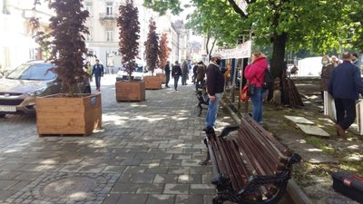 У Львові підприємці ринку “Вернісаж” вийшли на протест (ФОТО)
